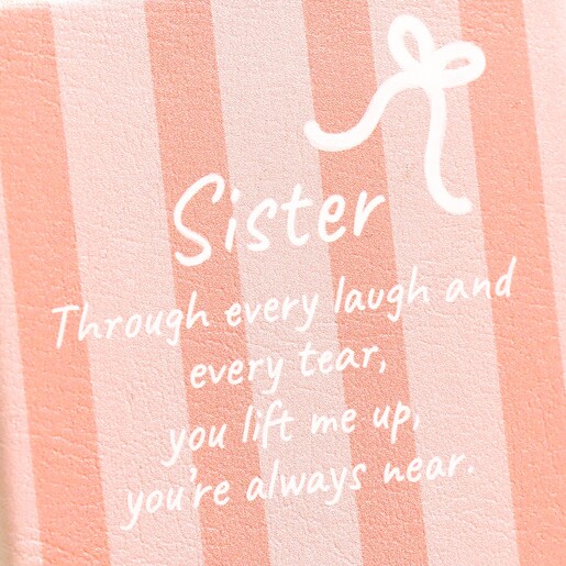 Striped Sister Compact Mirror