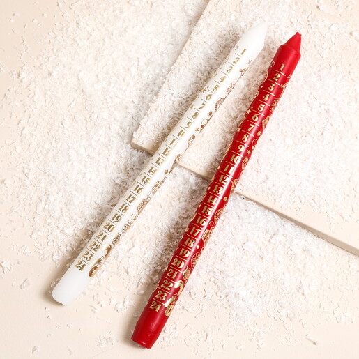 Ivyline White Advent Candle