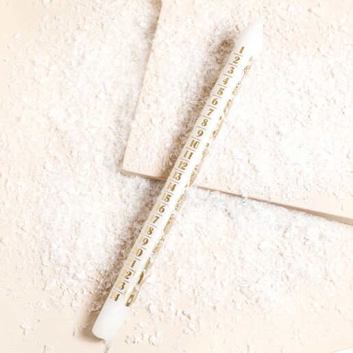 Ivyline White Advent Candle