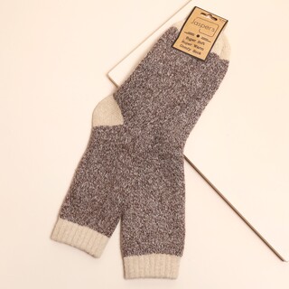 Jess & Lou Cappuccino Marl Cosy Men’s Socks