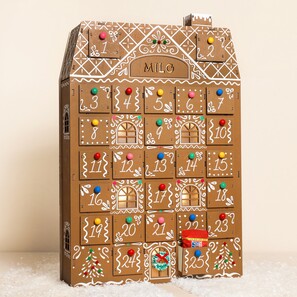 Personalised Fill Your Own Colour Pop Gingerbread Advent Calendar