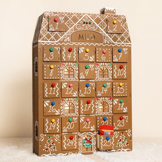 Personalised Fill Your Own Colour Pop Gingerbread Advent Calendar