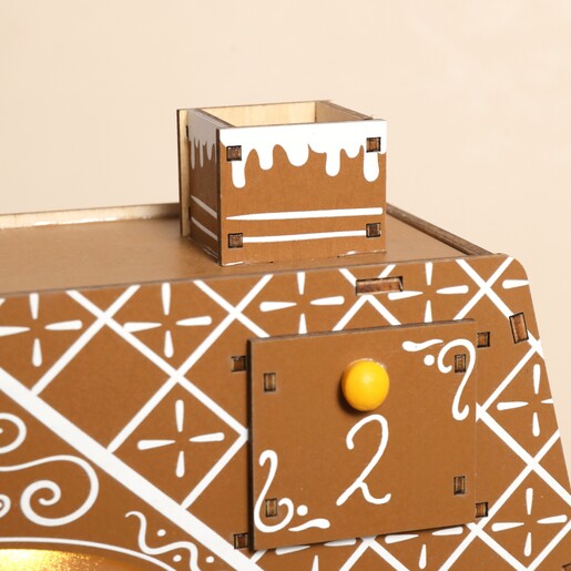 Close Up of Fill Your Own Colour Pop Gingerbread Advent Calendar