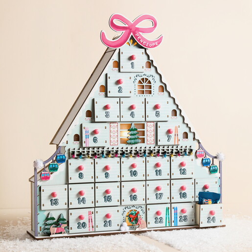 Personalised Fill Your Own Ski Chalet Advent Calendar