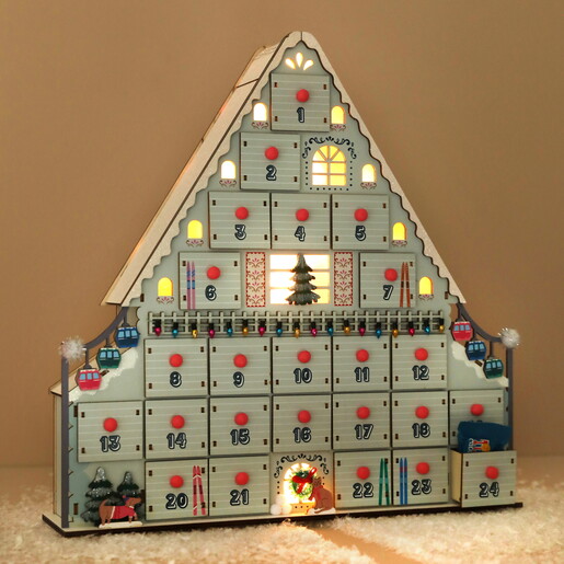 Fill Your Own Ski Chalet Advent Calendar