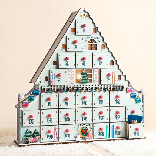 Fill Your Own Ski Chalet Advent Calendar