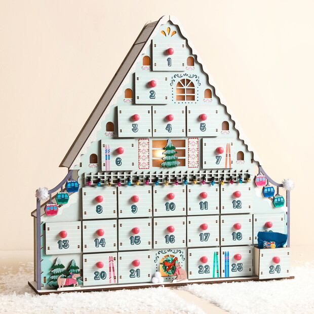 Fill Your Own Ski Chalet Advent Calendar Fill Your Own Ski Chalet Advent Calendar