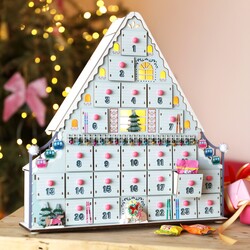 Fill Your Own LED Ski Chalet Advent Calendar