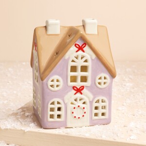 Gingerbread House Ceramic LED Night Light