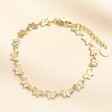 Stainless Steel Butterfly Chain Bracelet in Gold