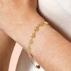 Stainless Steel Butterfly Chain Bracelet in Gold