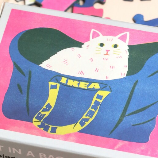 Cat in a Bag 99 Piece Mini Jigsaw