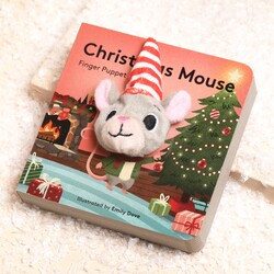 Christmas Mouse Finger Puppet Children's Book
