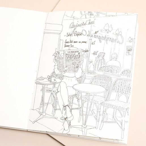 Paris: A collection of beautiful Parisian images to colour in