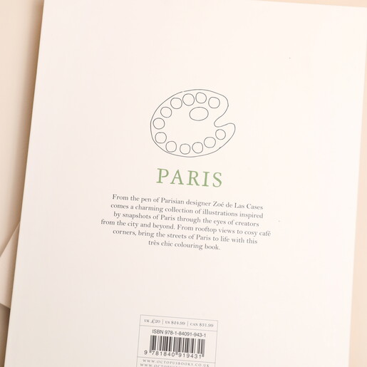 Paris: A collection of beautiful Parisian images to colour in