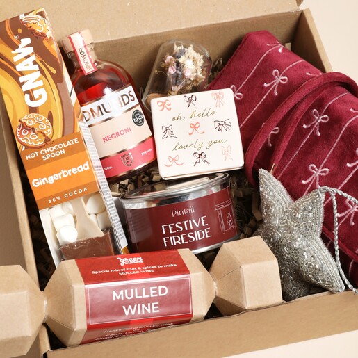Products inside of Christmas Build Your Own Gift Hamper