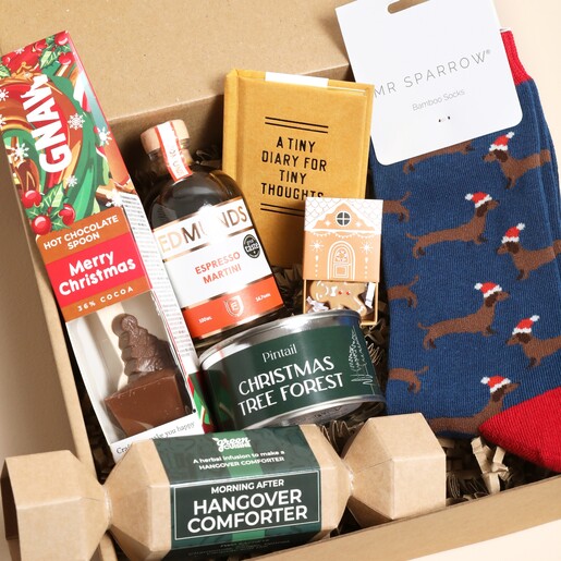 Products inside of Christmas Build Your Own Gift Hamper