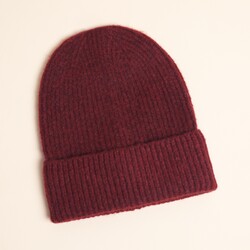 Burgundy Beanie Hat