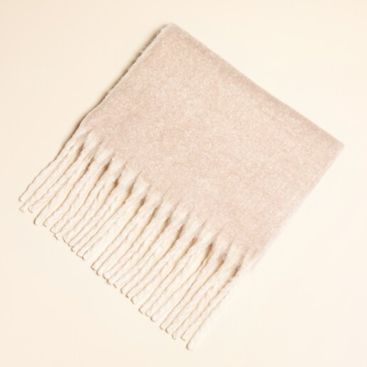 Beige Winter Scarf