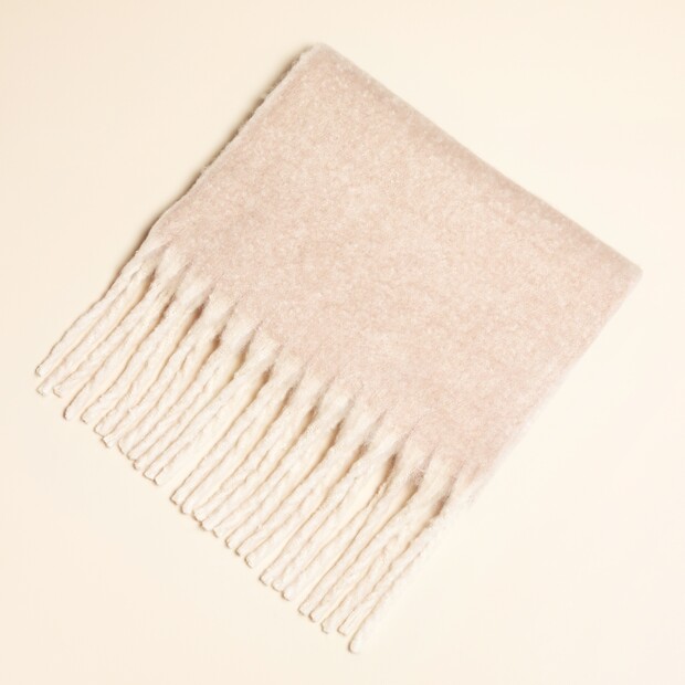 Beige Winter Scarf