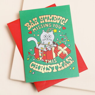 Ohh Deer Bah Humbug Missing You Card