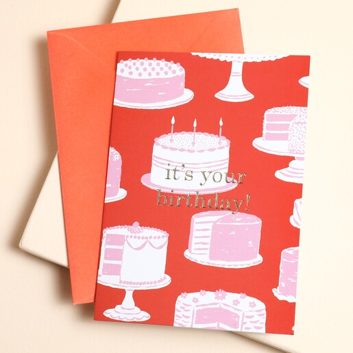 Ohh Deer Cake Stands Happy Birthday Card