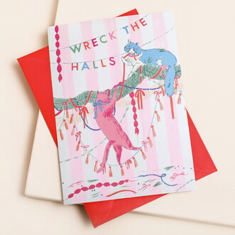 Ohh Deer Cats Christmas Card