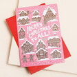 Ohh Deer Ginger Bread Houses Christmas Card
