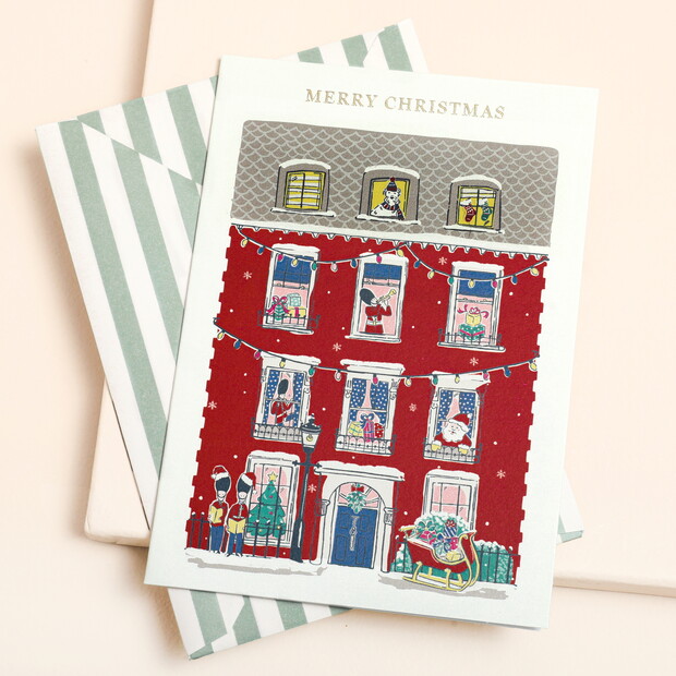 Ohh Deer Merry Christmas House Greeting Card Ohh Deer Merry Christmas House Greeting Card