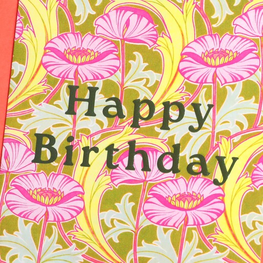 close-up of 'happy birthday' font