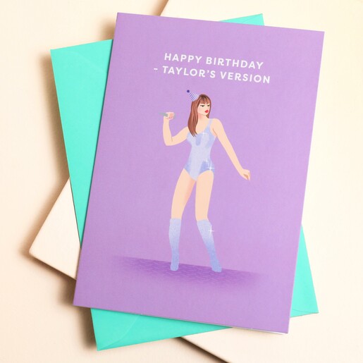 Ohh Deer Taylor Swift Happy Birthday Card