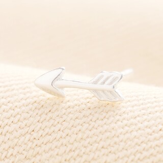 Sterling Silver Arrow Piercing Earring