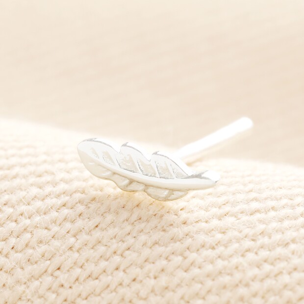 Sterling Silver Feather Piercing Earring Sterling Silver Feather Piercing Earring