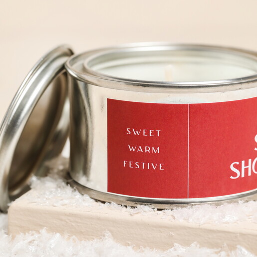 Pintail Santa's Shortbread Paint Pot Candle