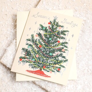 Rifle Paper Co. Tinsel Tree Christmas Card