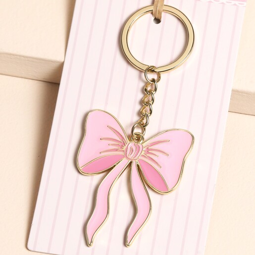 Sass & Belle Bow Enamel Keyring