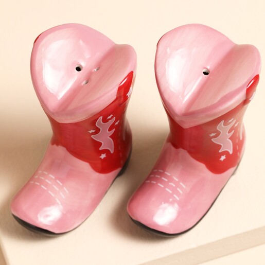 Sass & Belle Cowboy Boot Salt & Pepper Shakers