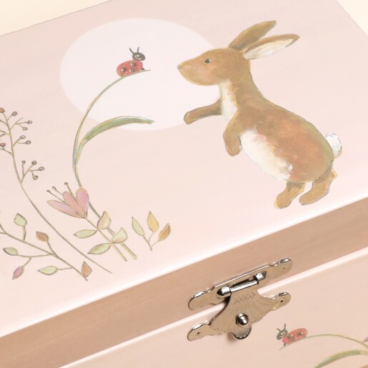 close up of bunny illustration