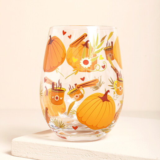 Front of Something Different Autumn Days Gin Tumbler Glass