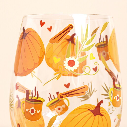 Close up of Something Different Autumn Days Gin Tumbler