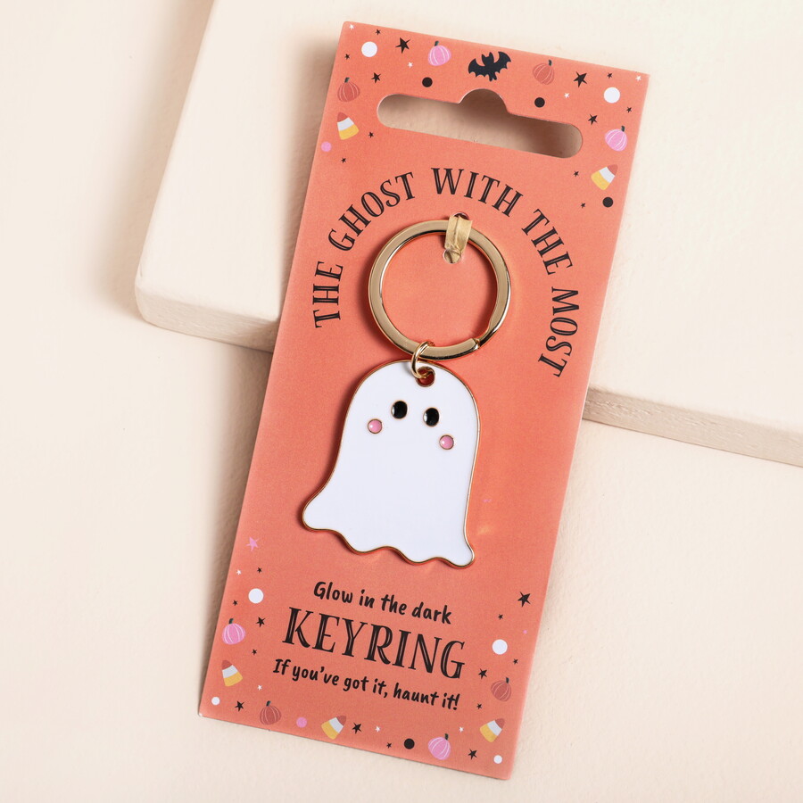 Glow in the Dark Ghost Keyring | Something Different | Lisa Angel