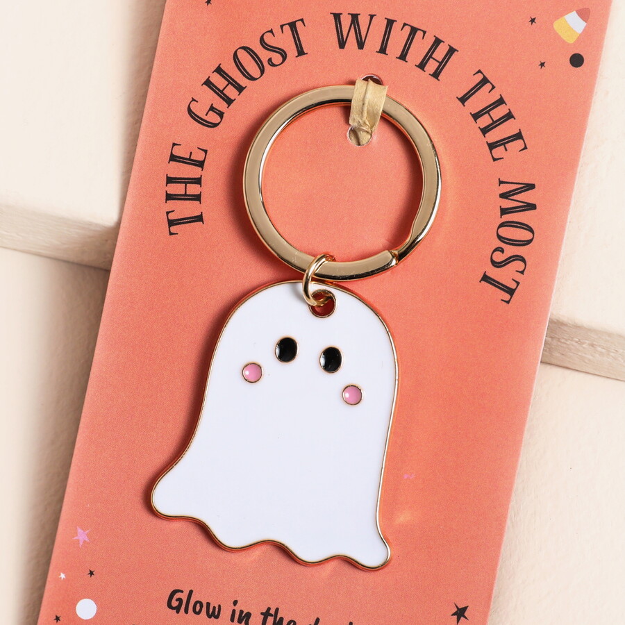 Glow in the Dark Ghost Keyring | Something Different | Lisa Angel