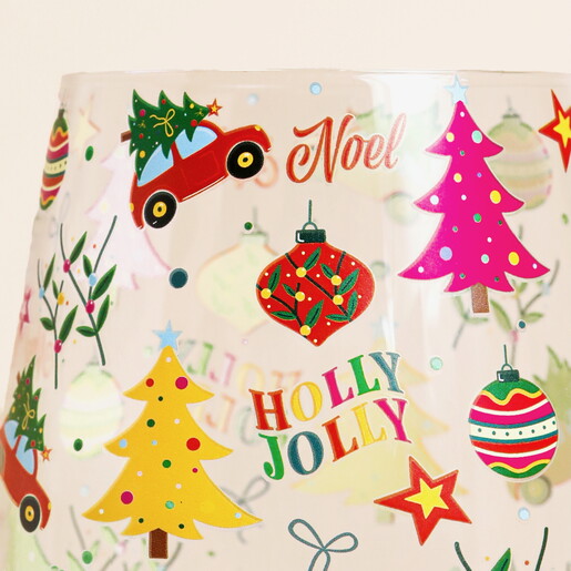 Close Up of Something Different Nostalgic Christmas Tumbler