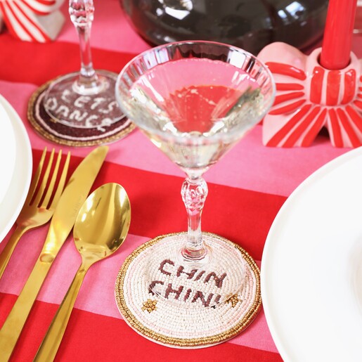 pack of four Festive Coasters