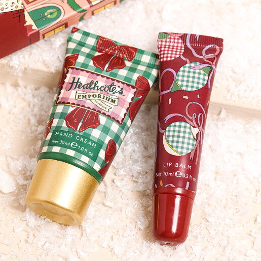 Heathcote & Ivory Hand Cream & Lip Balm Set