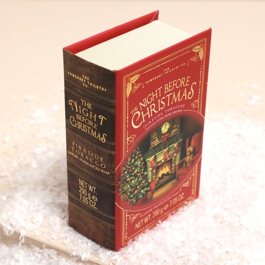 Somerset Toiletry Co Fireside Tobacco Night Before Christmas Book Soap