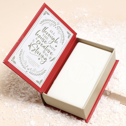 Somerset Toiletry Co Fireside Tobacco Night Before Christmas Book Soap