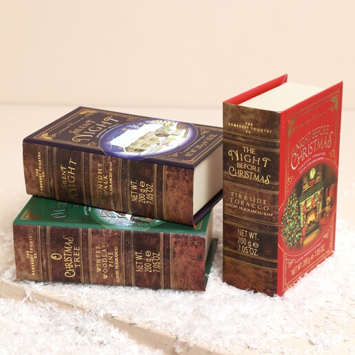 Somerset Toiletry Co Fireside Tobacco Night Before Christmas Book Soap