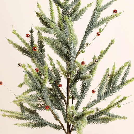 Beaded Pine Tree Standing Decoration