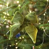 Vintage Green Velvet Bow Hanging DecorationVintage Green Velvet Bow Hanging Decoration